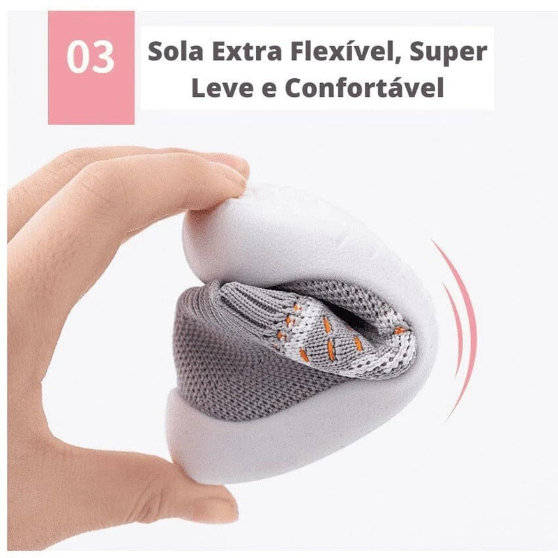 Tênis Meia Infantil Antiderrapante KickBaby