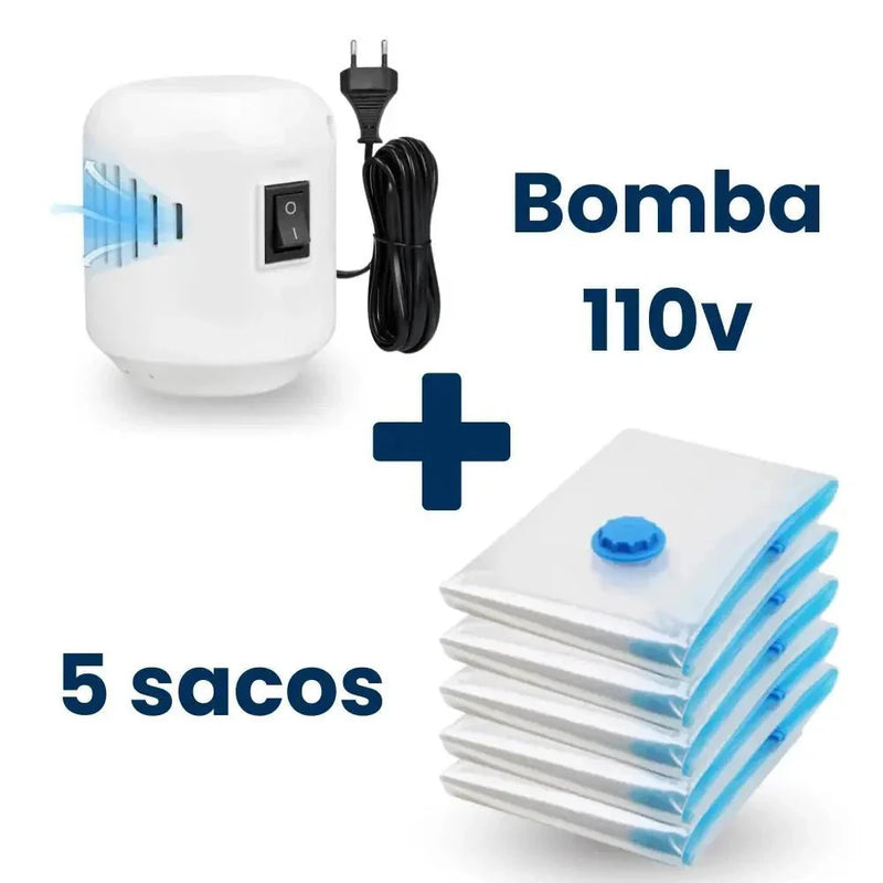Vacuum Pro – Kit Compactador com Bomba Elétrica